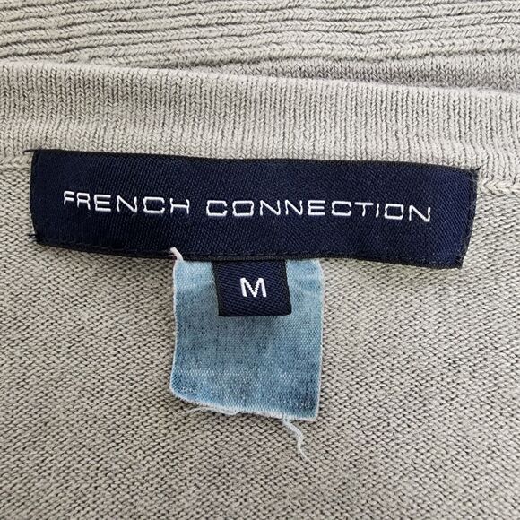 French Connection Sweater Medium Crew Neck Pullover Ribbed Long Sleeve Acrylic - Picture 7 of 8